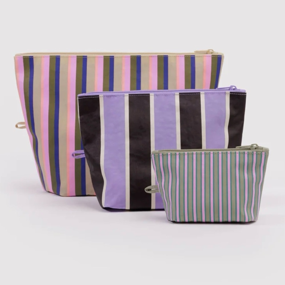 BAGGU Large Go Pouch - Candy Shop Stripes - Picture 4 of 4